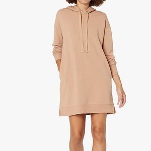 The Drop Women’s Long  Sleeve Hooded Mini Sweatshirt Dress